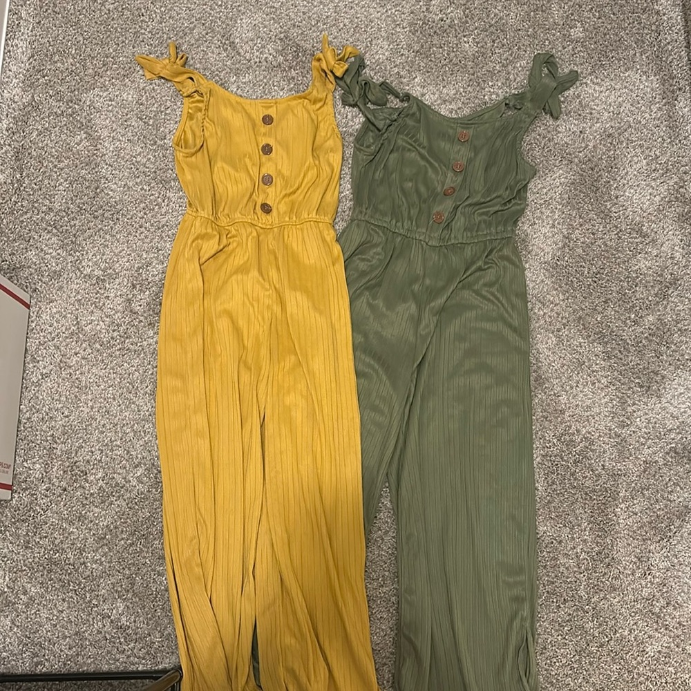 BUNDLE of KENSIE GIRLS Button Down Jumpsuits